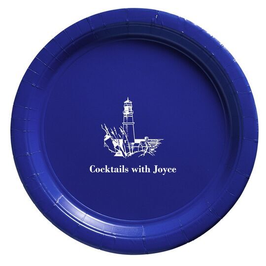 Nautical Lighthouse Paper Plates